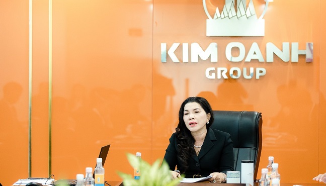 Bà Đặng Thị Kim Oanh, Chủ tịch HĐQT Kim Oanh Group khẳng định công ty đã "vượt bão" thành công